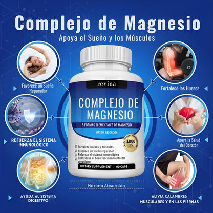 Magnesium Complex™ 💪 El poder natural 8 en 1 para tu energía, sueño y bienestar