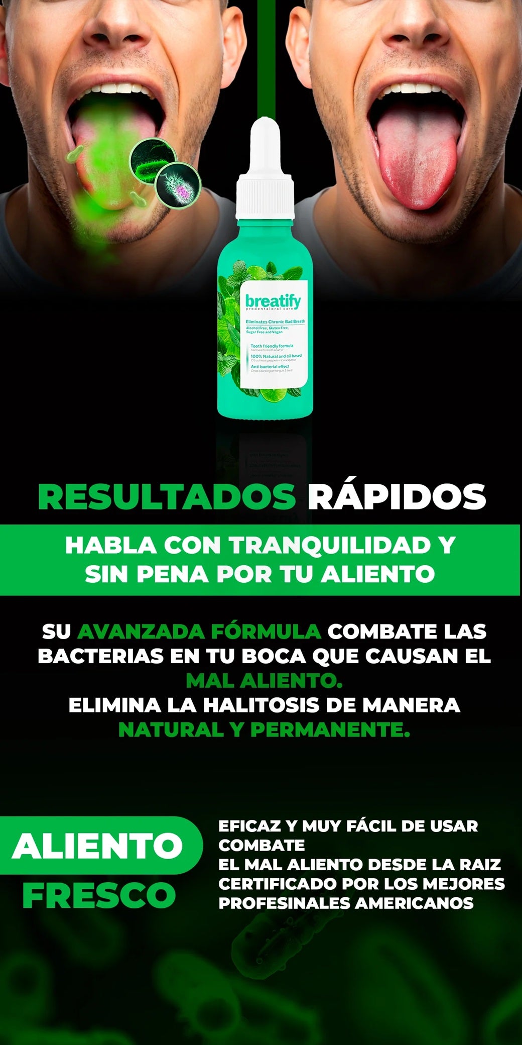 BREATIFY – 🌬️ Respira confianza, habla sin miedo 🌿 Solución 100% natural contra el mal aliento