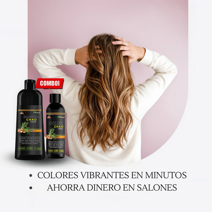 ✨SHAMPOO CHAO CANAS +TRATAMIENTO | CABELLO RENOVADO, JOVEN Y SIN CANAS✨