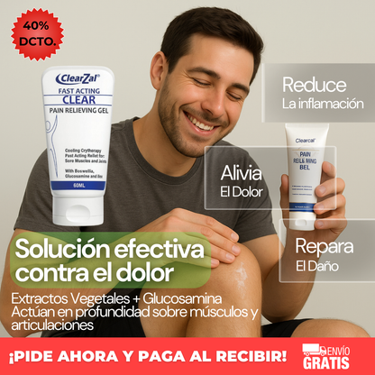 🔥ClearZal™ – Tu Solución Rápida y Segura contra Dolores Musculares y Articulares